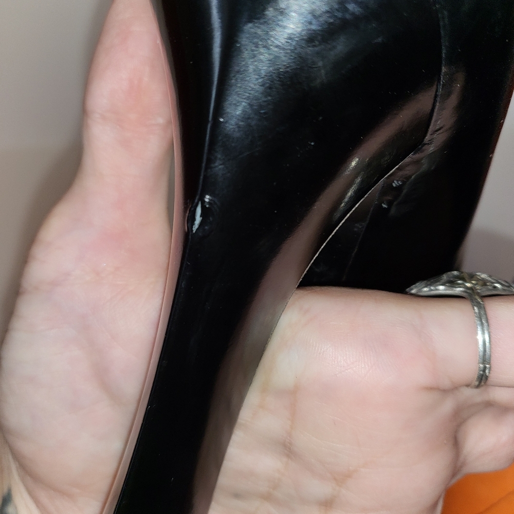 SOLD PRADA RUNWAY 2012 Orange leather & Rubber Mary Jane Heels FINAL PRICE 🧡 - Picture 16 of 16